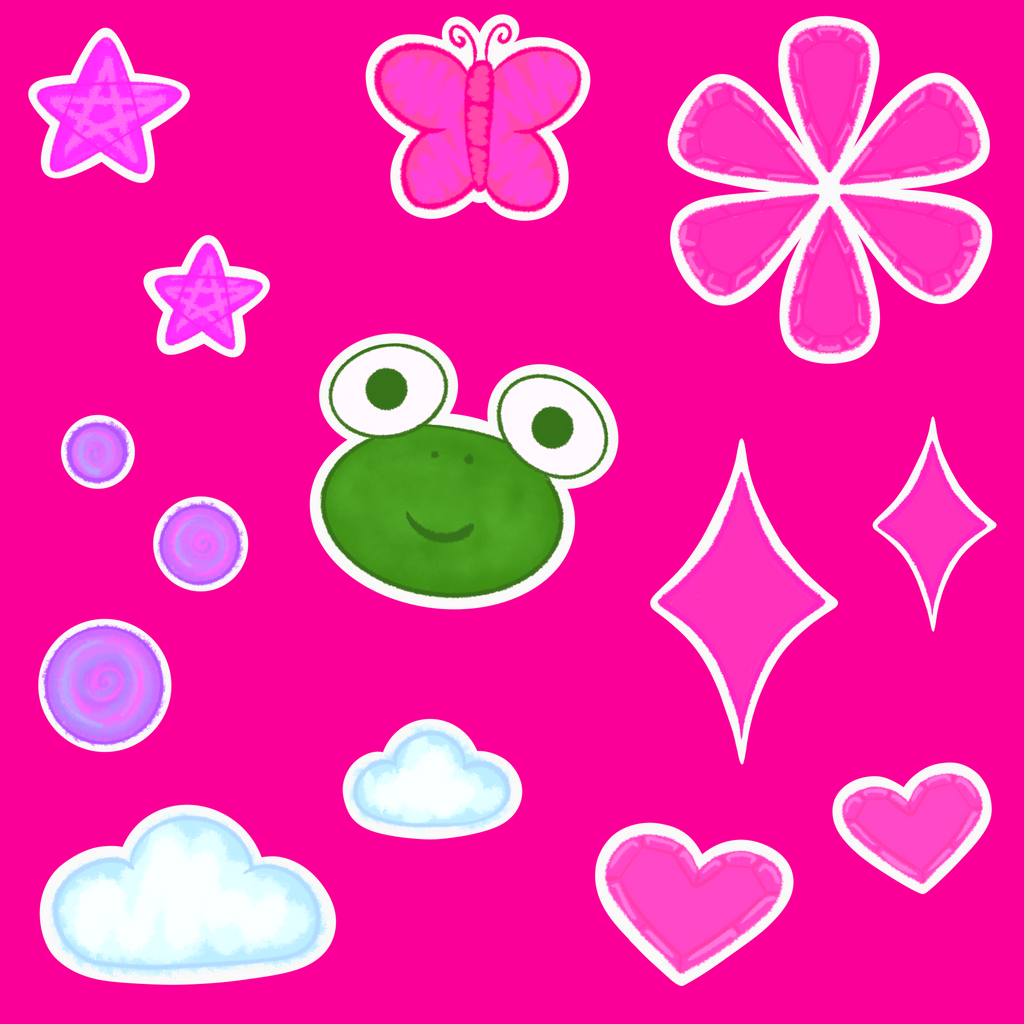 Comfy Computer Sticker Set