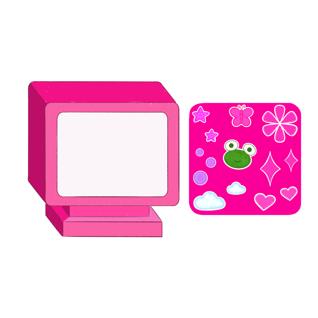 Comfy Computer Sticker Set
