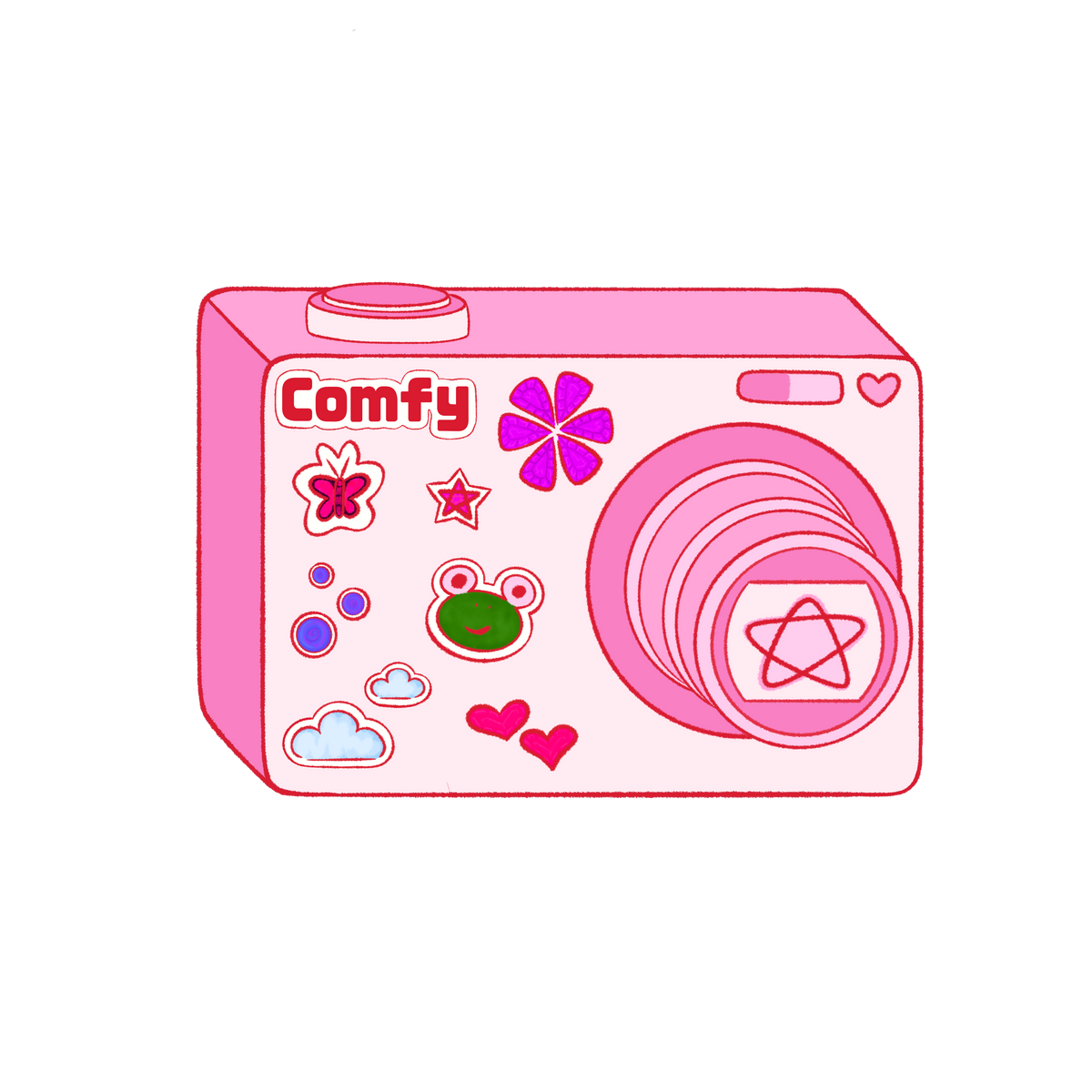 Comfy Camera Sticker